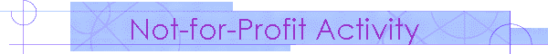 Not-for-Profit Activity